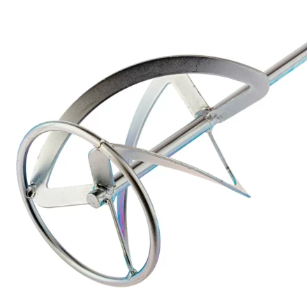 Насадка для миксера, для тяжелых растворов Сибртех, 160 х 590 мм, оцинкованная, хвостовик резьба М14, 848967 купить в Перми