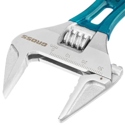 Ключ разводной, 140 мм,CrV, укороченная ручка// Gross 15565 купить в Перми