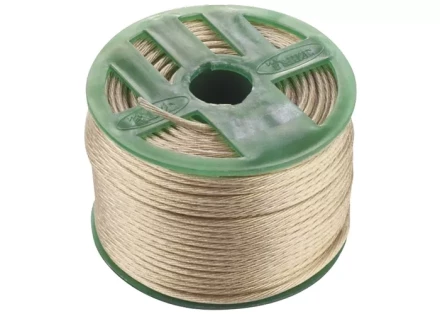 Трос металлополимерный  прозрачный ПР-6.0 6,0 мм толщина катушка 150 метров СИБРТЕХ 47640 купить в Перми