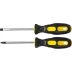 Набор STAYER "MASTER": Отвертки слесарные, двухкомпонентная рукоятка, магнитный наконечник, 2 / 6мм - 100мм, 2шт 2513-H2_z01 купить в Перми
