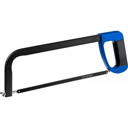 Ножовка по металлу, СИБИН 15781, металлическая рамка, проходящая сквозь рукоятку, 300 мм 15781 купить в Перми