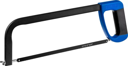 Ножовка по металлу, СИБИН 15781, металлическая рамка, проходящая сквозь рукоятку, 300 мм 15781 купить в Перми