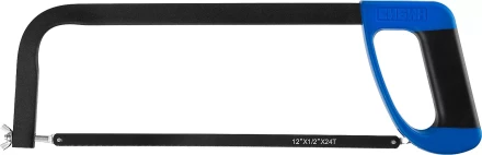 Ножовка по металлу, СИБИН 15781, металлическая рамка, проходящая сквозь рукоятку, 300 мм 15781 купить в Перми