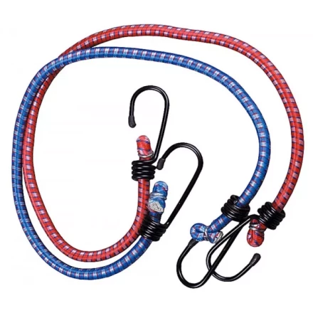 Шнур ЗУБР крепежный резиновый, со стальными крюками, 80см, 2шт 4-40507-080 купить в Перми