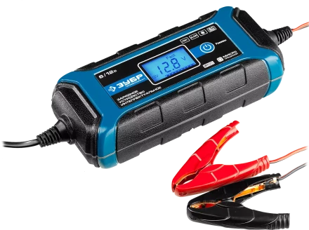 Зарядные устройства 4 А серия ПРОФЕССИОНАЛЗарядное устройство ЗУБР Профессионал 6/12 В, 4А, IP65, ЗУ-120 59300 купить в Перми