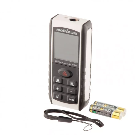 Лазерный дальномер Matrix LD-40 с электронным угломером 38015 купить в Перми