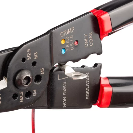 Многофункциональный стриппер КВТ WS-01F для снятия изоляции с проводов 0.5–4.0 мм (101541) купить в Перми