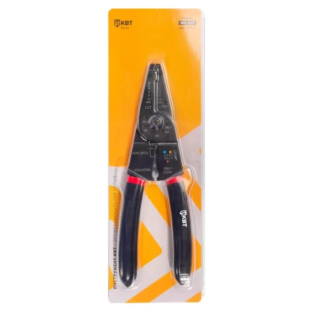 Многофункциональный стриппер КВТ WS-01F для снятия изоляции с проводов 0.5–4.0 мм (101541) купить в Перми