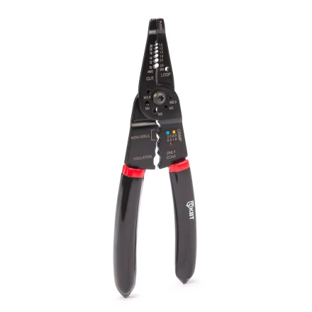 Многофункциональный стриппер КВТ WS-01F для снятия изоляции с проводов 0.5–4.0 мм (101541) купить в Перми