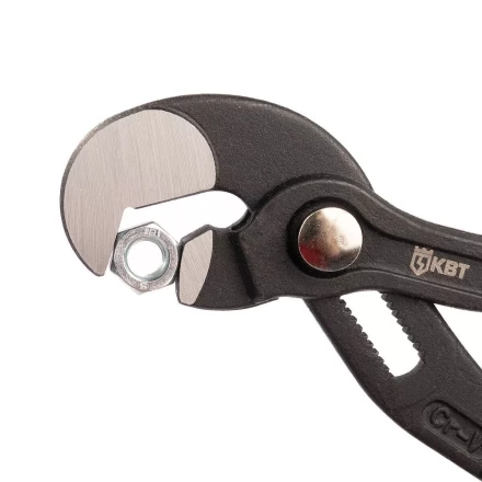 Ключ переставной гаечный КВТ «Попугай» 250 мм с кнопочной самофиксацией (101545) купить в Перми