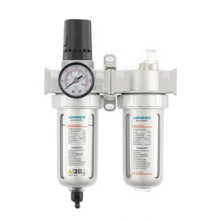 Блок подготовки воздуха регулятор-фильтр-лубрикатор G804 1/2&quot; GROSS 57451 купить в Перми