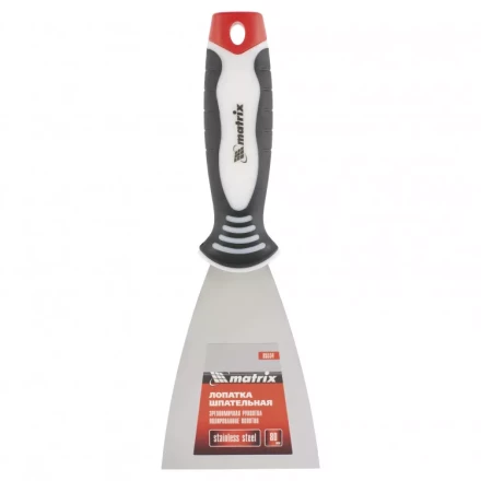 Шпательная лопатка из нержавеющей стали 150 мм трехкомпонентная ручка Matrix 85538 купить в Перми