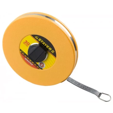 Мерная лента STAYER &quot;MASTER&quot; F-30, фиберглассовое двустороннее полотно, 30м 3415-30_z01 купить в Перми