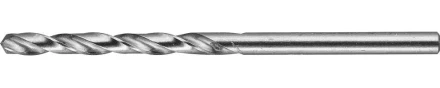 Сверло ЗУБР &quot;ЭКСПЕРТ&quot;  по металлу, цилиндрический хвостовик, быстрорежущая сталь Р6М5, класс точности А1, 3,5х70мм 4-29625-070-3.5 купить в Перми