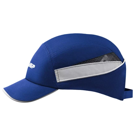 ЗУБР БИНОМ, синяя, ударопрочный корпус, укороченный козырёк 55 мм, размер от 54 до 59 см, защитная каскетка, Профессионал (11095) купить в Перми