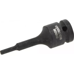 Торцовая головка KRAFTOOL "INDUSTRIE QUALITAT" ударная (1/2"), HEX, Cr-Mo, фосфатированная, H4 27950-04