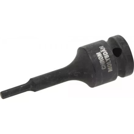 Торцовая головка KRAFTOOL &quot;INDUSTRIE QUALITAT&quot; ударная (1/2&quot;), HEX, Cr-Mo, фосфатированная, H4 27950-04 купить в Перми