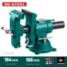 Тиски KRAFTOOL 3D-STEEL универсальные 32704-150 купить в Перми