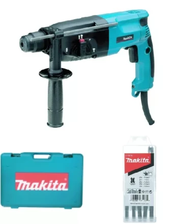 Перфоратор Makita HR2450X8 (НАБОР БУРОВ ИЗ 5 шт. В ПОДАРОК) купить в Перми
