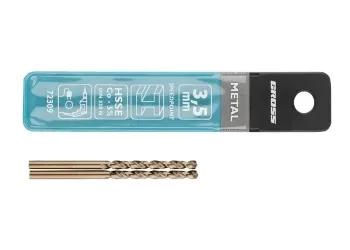 Сверло спиральное по металлу, 3,5 мм, HSS-Co, 2шт  GROSS 72309 купить в Перми