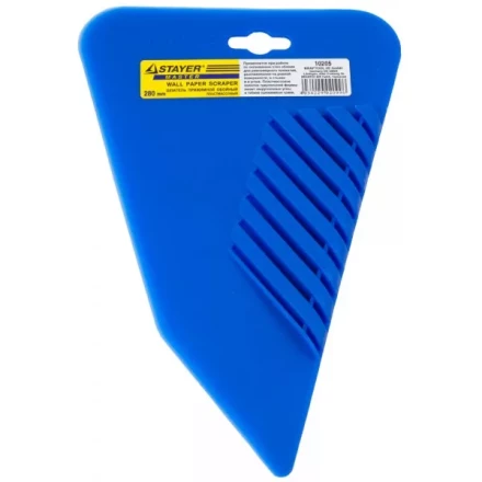 Шпатель STAYER прижимной, для обоев, пластмассовый, 280мм 10205 купить в Перми