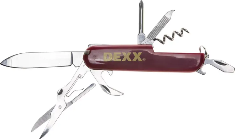 Нож DEXX складной многофункциональный, пластиковая рукоятка, 10 функций 47645 купить в Перми