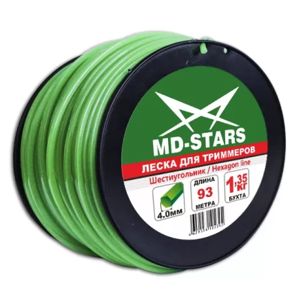 Леска для триммера HEXAGON LINE (шестиугольник) катушка 2,65ММХ213М купить в Перми