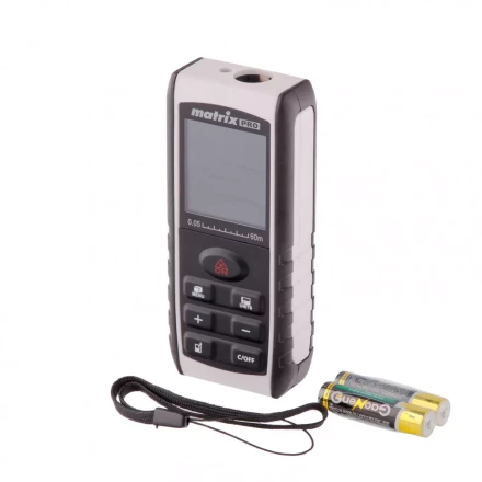 Лазерный дальномер Matrix LD-60 с электронным угломером 38016 купить в Перми