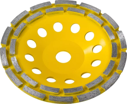 Чашка STAYER &quot;PROFESSIONAL&quot; алмазная сегментная двухрядная, высота 22,2мм, 180мм 33381-180 купить в Перми