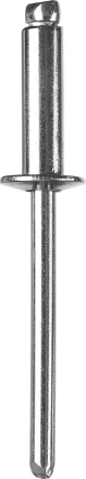 Заклепки ЗУБР из нержавеющей стали, 4,8x14мм, 500шт 31315-48-14 купить в Перми
