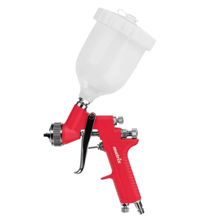 Краскораспылитель HP пневмат. с верхним бачком V= 0,6 л, сопло диаметром 1.7 мм// Matrix 57321 купить в Перми
