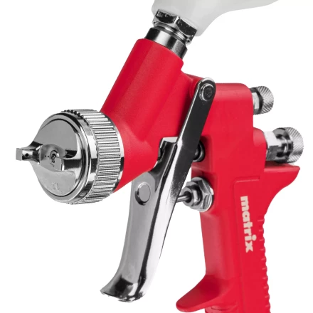 Краскораспылитель HP пневмат. с верхним бачком V= 0,6 л, сопло диаметром 1.7 мм// Matrix 57321 купить в Перми