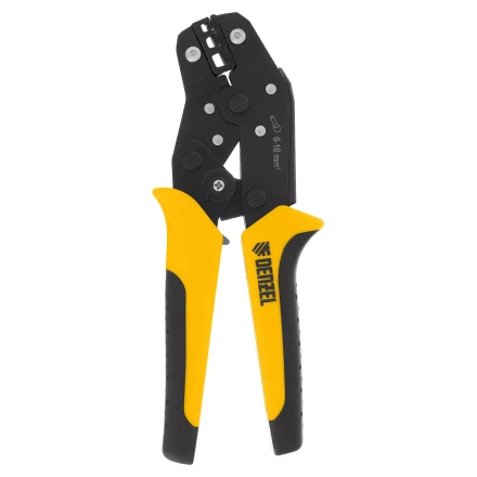 Клещи для обжима наконечников штыревых НШВ, НШВИ, НШВИ-2, 6-16 мм2 Denzel 17744 купить в Перми