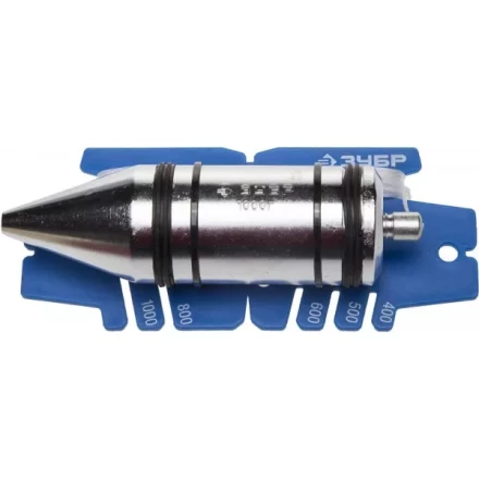 Отвес ЗУБР &quot;ЭКСПЕРТ&quot; строительный со шнуром и безопасным наконечником, 1000г 06347-100_z01 купить в Перми