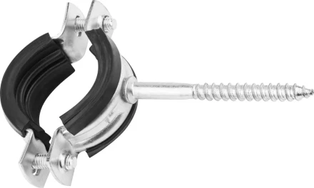 ЗУБР. Хомут трубный оцинкованный, с шурупом, 1&quot;, 100шт 37854-32-36-100 купить в Перми