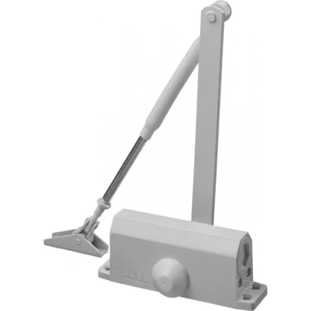 Доводчик дверной ЗУБР &quot;ПРОФЕССИОНАЛ&quot;, для дверей массой до 80 кг, цвет белый 37911-80 купить в Перми