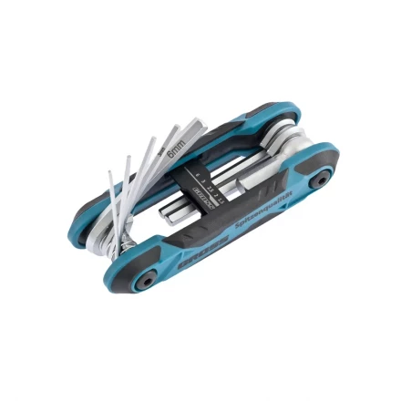 Набор ключей имбусовых Hex 1,5-8 мм CrV складные 8 шт Gross 16412 купить в Перми