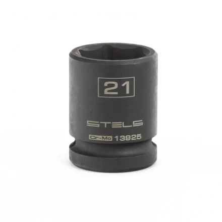 Головка ударная шестигранная 21 мм 1/2 CrMo Stels 13925 купить в Перми