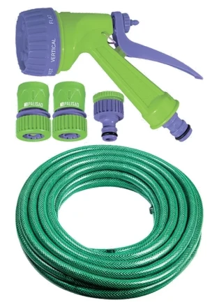 Набор поливочный, шланг 1/2&quot; 15м, 7-реж пистолет, соед., адаптер  PALISAD 67424 купить в Перми