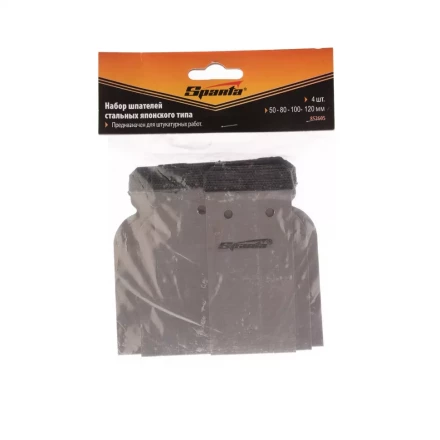 Набор шпателей японских стальных 60-80-100-120 мм 4 шт SPARTA 852605 купить в Перми