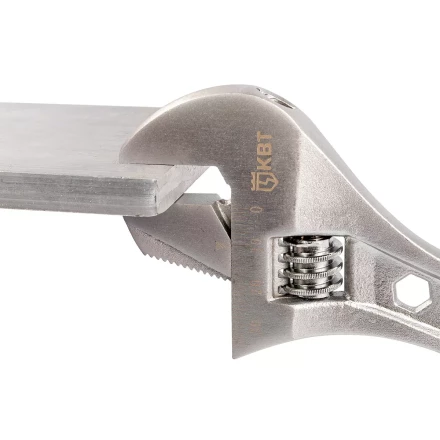 Ключ разводной гаечный КВТ РКП-200, 200 мм, максимальный развод 28 мм (92064) купить в Перми