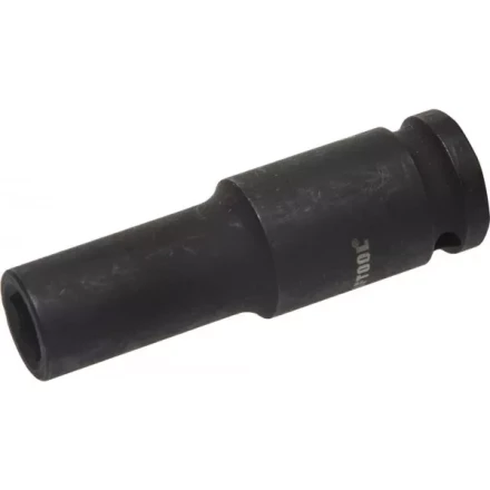 Торцовая головка KRAFTOOL &quot;INDUSTRIE QUALITAT&quot; ударная, удлиненная (1/2&quot;), FLANK, Cr-Mo, фосфатированная, 11 мм 27942-11 купить в Перми