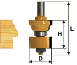Фреза комбинированная универсальная Ф348Х445 мм хвостовик 12 мм 46507