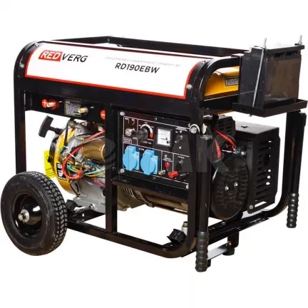 Генератор бензиновый сварочный RD190EBW RedVerg купить в Перми
