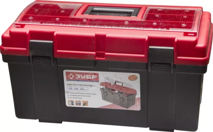 Ящик ЗУБР &quot;МАСТЕР&quot; пластмассовый для инструмента, 24&quot; 38180-24 купить в Перми
