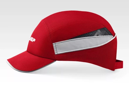 ЗУБР БИНОМ, красная, ударопрочный корпус, укороченный козырёк 55мм, размер от 54 до 59см, защитная каскетка, Профессионал (11096) купить в Перми