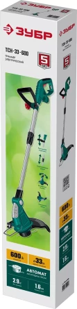 ЗУБР 600 Вт, ш/с 33 см, сетевой триммер (ТСН-33-600) купить в Перми