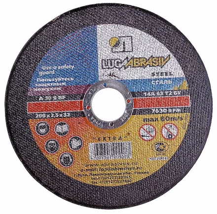 Круг отрезной по металлу 230 х 2,5 х 22 мм А30 Луга купить в Перми