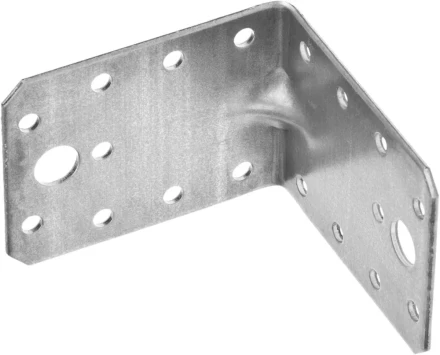 Крепежный угол ЗУБР &quot;МАСТЕР&quot; усиленный, 55х70х70мм, 20шт 310115-55-070 купить в Перми