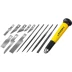 Набор STAYER Нож “MASTER” для точных работ в комплекте с лезвиями различной формы и надфилями, в чехле,38 предметов 09145-H38 купить в Перми